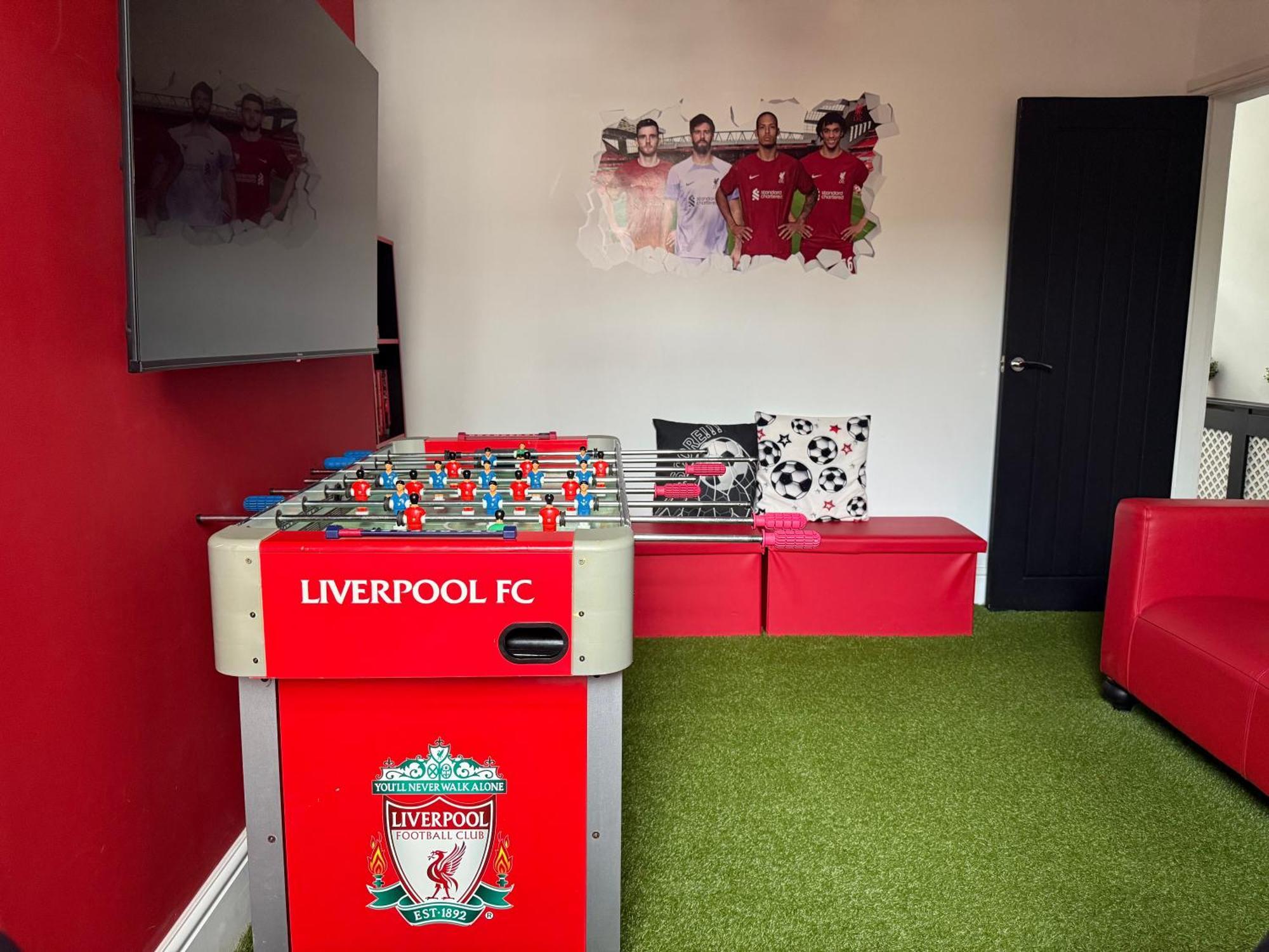 Anfield Abode - Entire Lfc Themed House Villa Liverpool Exteriör bild