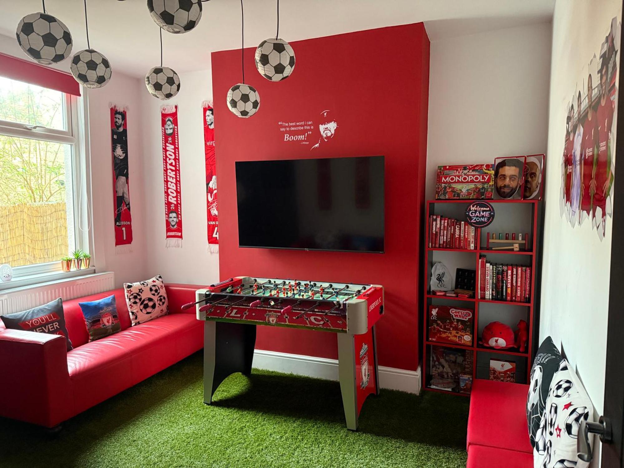 Anfield Abode - Entire Lfc Themed House Villa Liverpool Exteriör bild